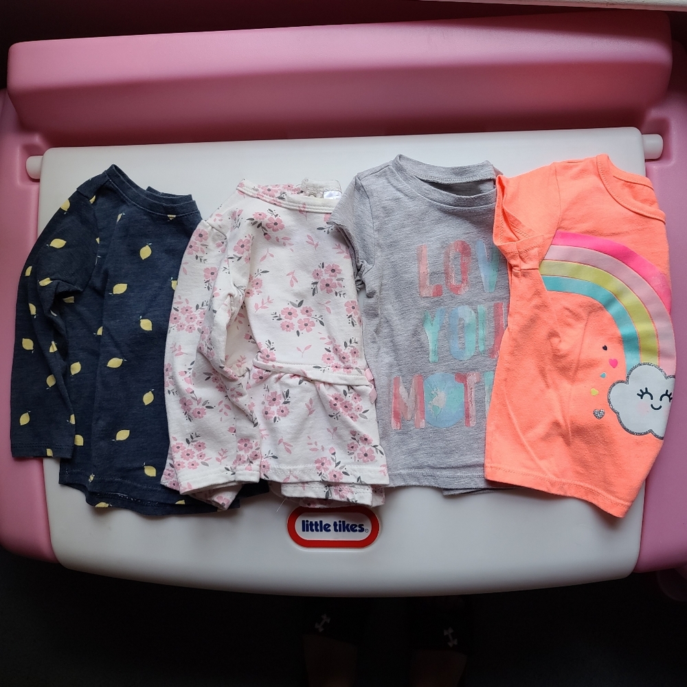Bundle of 4 shirts 18 months